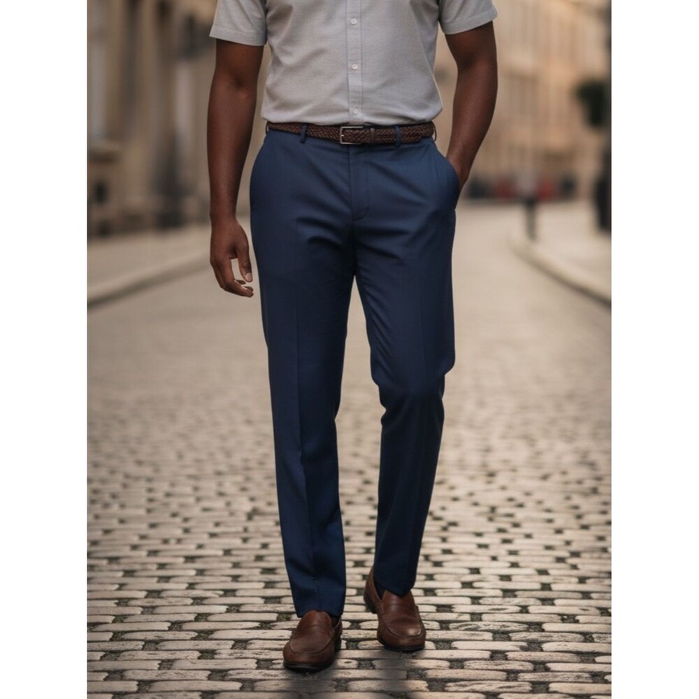 Men's Nautica Navy Blue Pants Slacks Trousers 40 waist x 32